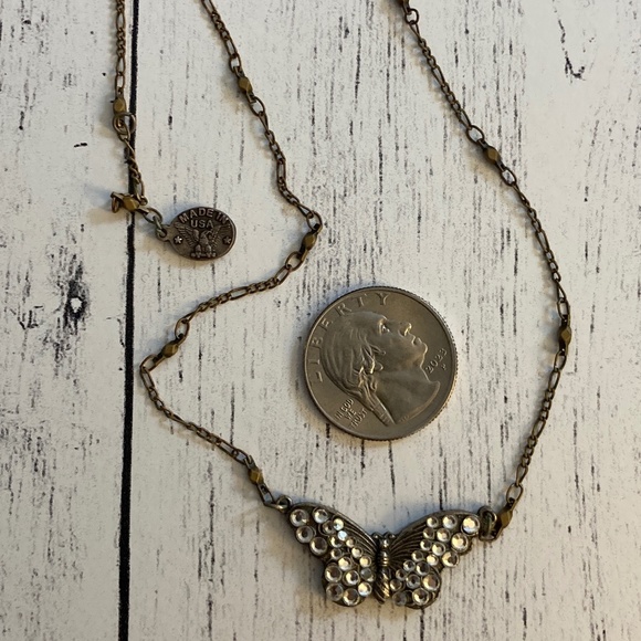 Anne Koplin Butterfly Necklace - Picture 1 of 2